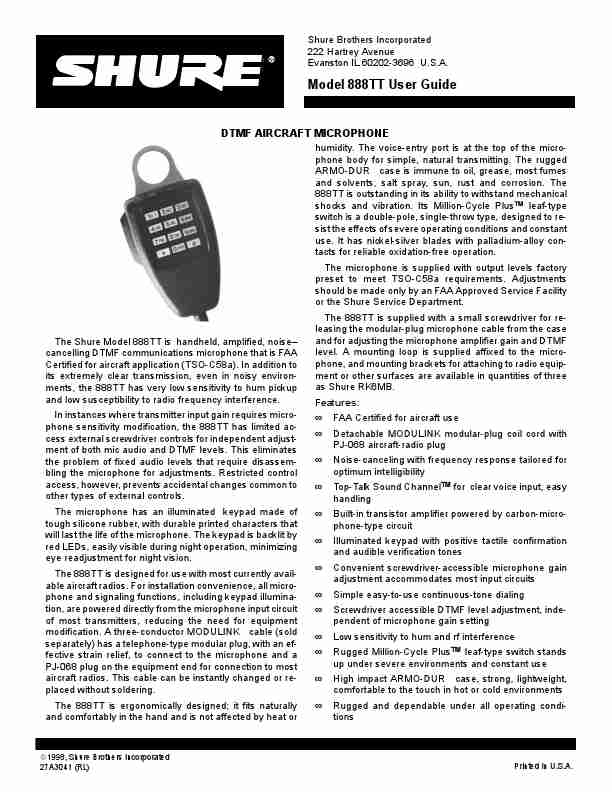 Shure Microphone 888TT-page_pdf